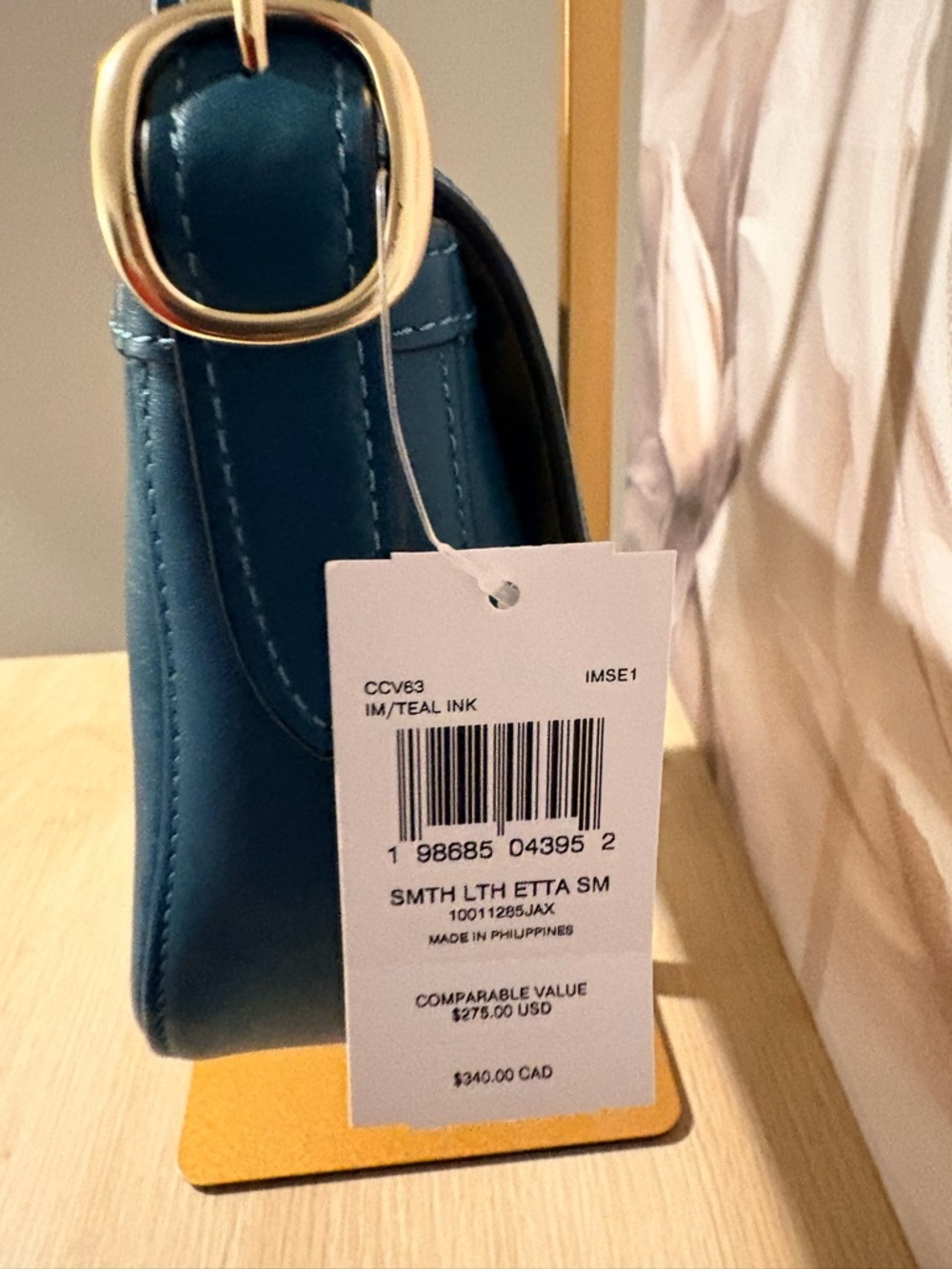 NWT Coach Outlet Etta Small Flap Shoulder Bag - Picture 5 of 12